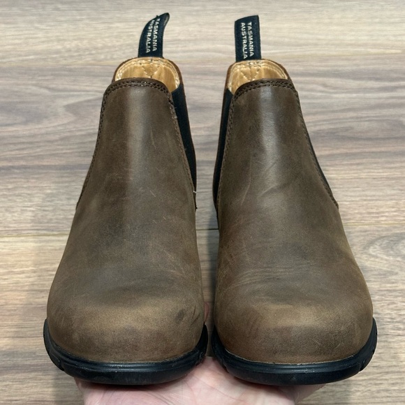Blundstone Women’s #1970 Low Heel Chelsea Boots in Antique Brown Size 8 - Picture 6 of 12